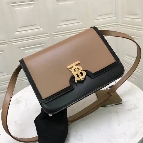 Official First Bag Ru BURBERRY Bag Medium TB 0606